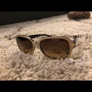 Coach Beige/Black Sunglasses